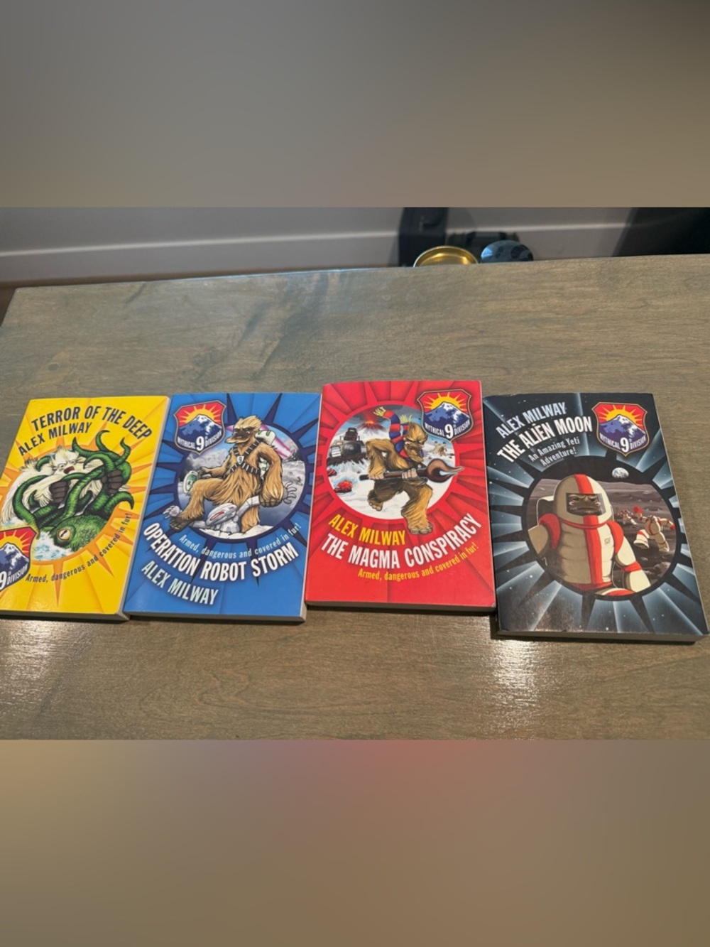 Alex Milway 4 Paperback books